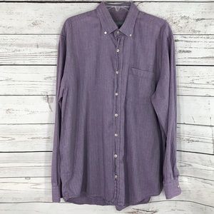 Hickey Freeman Shirt Long Sleeve Button Down